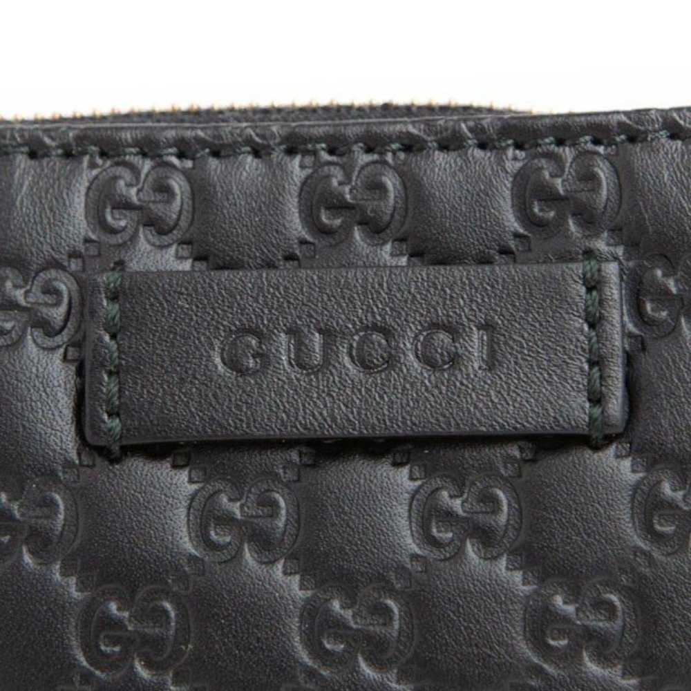 Gucci Microguccissima Key Chain Coin Pouch Black NEW IN BOX - Picture 14 of 15
